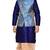 Blue Silk Ethnic Indian Traditional Mens Festive Wear Dhoti Kurta with Waistcoat