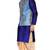 Blue Silk Ethnic Indian Traditional Mens Festive Wear Dhoti Kurta with Waistcoat