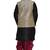 Black Silk Ethnic Indian Traditional Mens Festive Wear Dhoti Kurta with Waistcoat