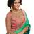 Green woven art silk saree with blouse