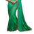 Green woven art silk saree with blouse