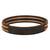 Montblanc Ovel 316L Surgical Stainless Steel Black Silver Black Orange Openable Bracelet Boys