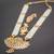 Delicate light weight high gold plated long necklace set