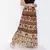 Beige Bagru Printed Cotton Long Skirt