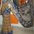 Mustard(Faces) Kalamkari Handblock Printed cotton saree