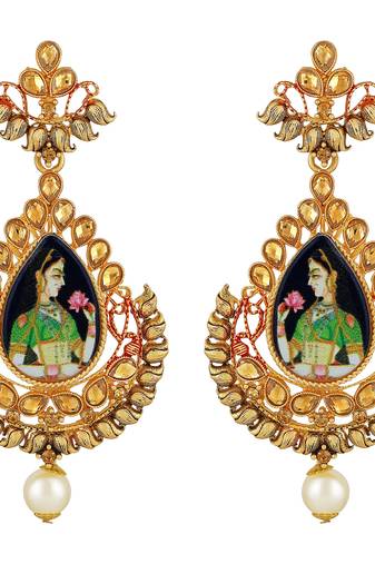 Gold Diamond Earrings