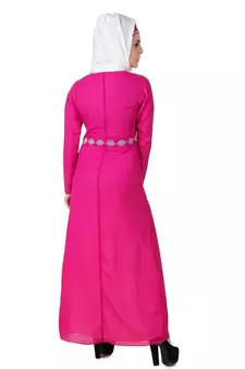 MyBatua Multicolor Polyester Arabian Style Islamic Wear For Women Muslim Abaya With Hijab