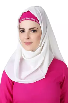 MyBatua Multicolor Polyester Arabian Style Islamic Wear For Women Muslim Abaya With Hijab