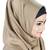 MyBatua Beige Viscose Arabian Style Islamic Wear For Women Muslim Abaya With Hijab