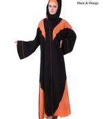 MyBatua Multicolor Polyester Arabian Style Islamic Wear For Women Muslim Abaya With Hijab