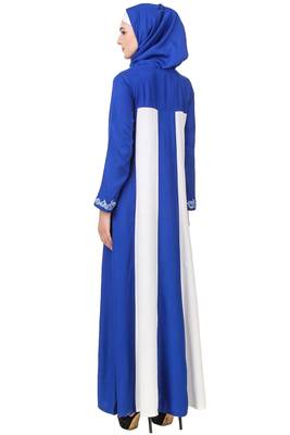 MyBatua Multicolor Rayon Arabian Style Islamic Wear For Women Muslim Abaya With Hijab 2