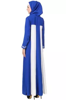 MyBatua Multicolor Rayon Arabian Style Islamic Wear For Women Muslim Abaya With Hijab