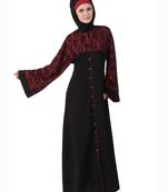 MyBatua Multicolor Polyester Arabian Style Islamic Wear For Women Muslim Abaya With Hijab
