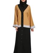 MyBatua Multicolor Polyester Arabian Style Islamic Wear For Women Muslim Abaya With Hijab