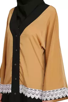 MyBatua Multicolor Polyester Arabian Style Islamic Wear For Women Muslim Abaya With Hijab