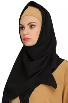 MyBatua Multicolor Polyester Arabian Style Islamic Wear For Women Muslim Abaya With Hijab