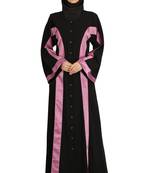 MyBatua Multicolor Polyester Arabian Style Islamic Wear For Women Muslim Abaya With Hijab