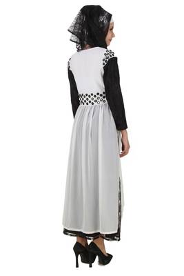 MyBatua Multicolor Polyester Arabian Style Islamic Wear For Women Muslim Abaya With Hijab 3