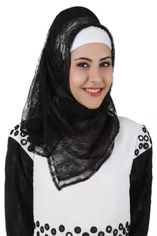 MyBatua Multicolor Polyester Arabian Style Islamic Wear For Women Muslim Abaya With Hijab