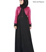 MyBatua Multicolor Kashibo Arabian Style Islamic Wear For Women Muslim Abaya With Hijab
