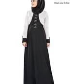 MyBatua Multicolor Kashibo Arabian Style Islamic Wear For Women Muslim Abaya With Hijab