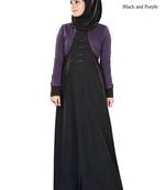 MyBatua Multicolor Kashibo Islamic Wear For Women Arabian Style Muslim Abaya With Hijab
