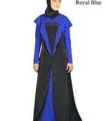 MyBatua Multicolor Poly Crepe Islamic Wear For Women Arabian Style Muslim Abaya With Hijab