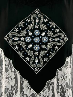 MyBatua Multicolor Poly Crepe Islamic Wear For Women Arabian Style Muslim Abaya With Hijab 3