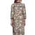 Navy cotton women's cotton embroideried 3/4 sleeve navy kurti