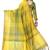 Yellow woven silk saree with blouse
