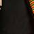 Black digital print cotton salwar