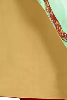 Beige digital print cotton salwar