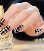 Shimmer 'n sparkle, new fashion metallic shining nail art sticker, french style nail art decoration