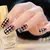 Shimmer 'n sparkle, new fashion metallic shining nail art sticker, french style nail art decoration