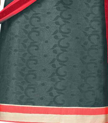 Grey Embroidered Jacquard Salwar 3