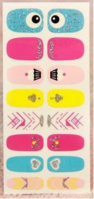 Shimmer 'n sparkle, new fashion metallic shining nail art sticker, french style nail art decoration 1
