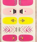 Shimmer 'n sparkle, new fashion metallic shining nail art sticker, french style nail art decoration