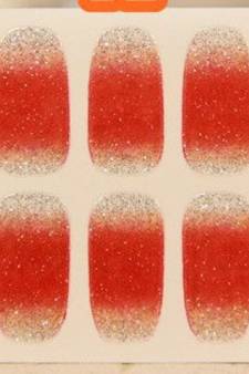 Shimmer 'n sparkle, new fashion metallic shining nail art sticker, french style nail art decoration