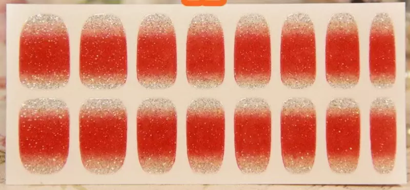 Shimmer 'n sparkle, new fashion metallic shining nail art sticker, french style nail art decoration