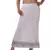 White Cotton Crinkled Long Skirt