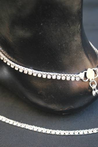 Silver anklets online shopping