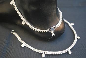 Payal chandi artifical anklets for girls jewellery 1
