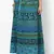 Turquoise Jaipuri Printed Cotton Wrap Skirt