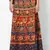Navy Blue Jaipuri Printed Cotton Wrap Skirt