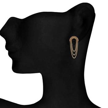 Black cubic zirconia earrings 4