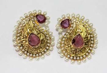 Beautiful Antique Pearls Big Tops 1