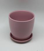 Gaia Pink Ceramic Pot Planter in Large Size