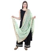 Turquoise Gota Jaal Dupatta