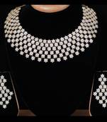 American Diamond Necklace Set