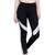 Tuna London Black Solid Polly Cotton Lycra Track Pants For Women